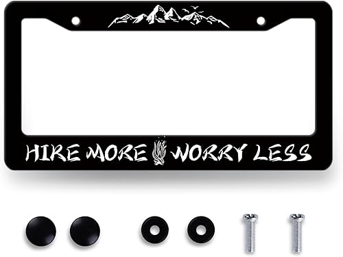 Miniatura 58 de Marco de matrícula de hibisco Aloha Hawaii Flowers placa de acero inoxidable divertido soporte para placa de matrícula decoración colorida 12.3 x