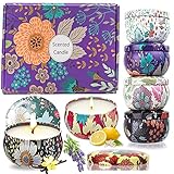 Scented Candles,Candles Gifts for Women Man,6 Candle Set,Christmas Candles,Soy Scented Candles for H