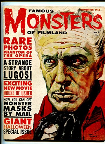 FAMOUS MONSTERS #9-1960-VINCENT PRICE-BASIL GOGOS-HORROR-MONSTERS