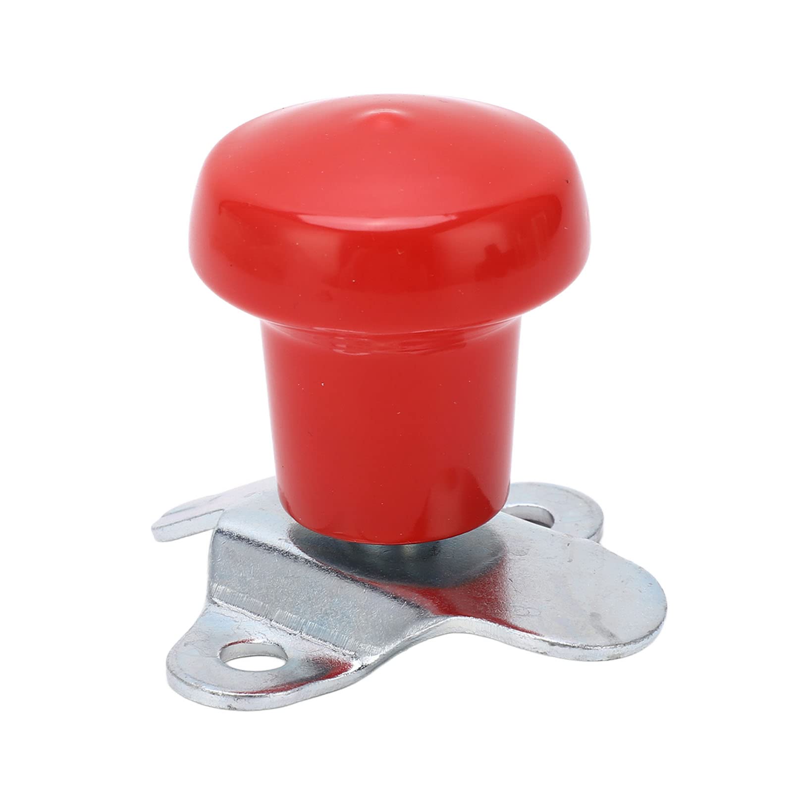 Pommeau de Volant Universel pour Voitures, Camions, Bateaux, Tracteurs – Poignée d'assistance Rouge à Rayons Profonds pour Une Conduite sans Effort