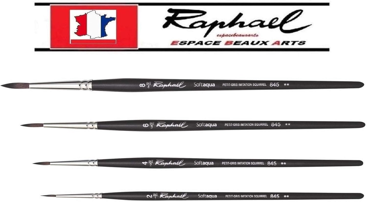 Pinceaux aquarelle Raphaël Softaqua - éthiques et durables
