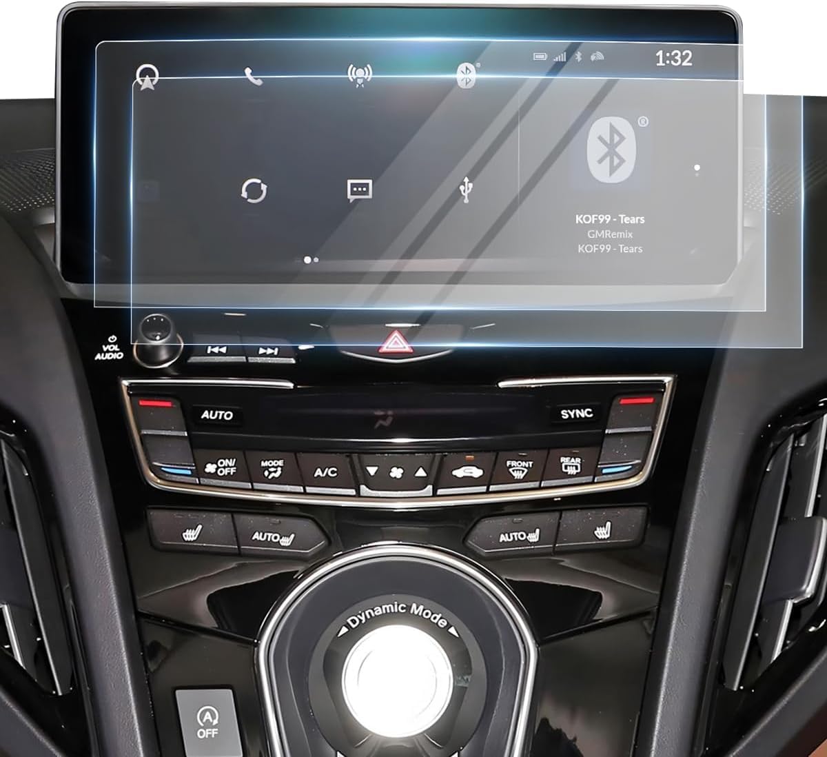 Karltys 2PCS Screen Protector for Acura MDX 2022 2023 12.3 Inch Touch Screen Protector Tempered Glass Navigation Display Screen Cover Anti Fingerprint Accessories