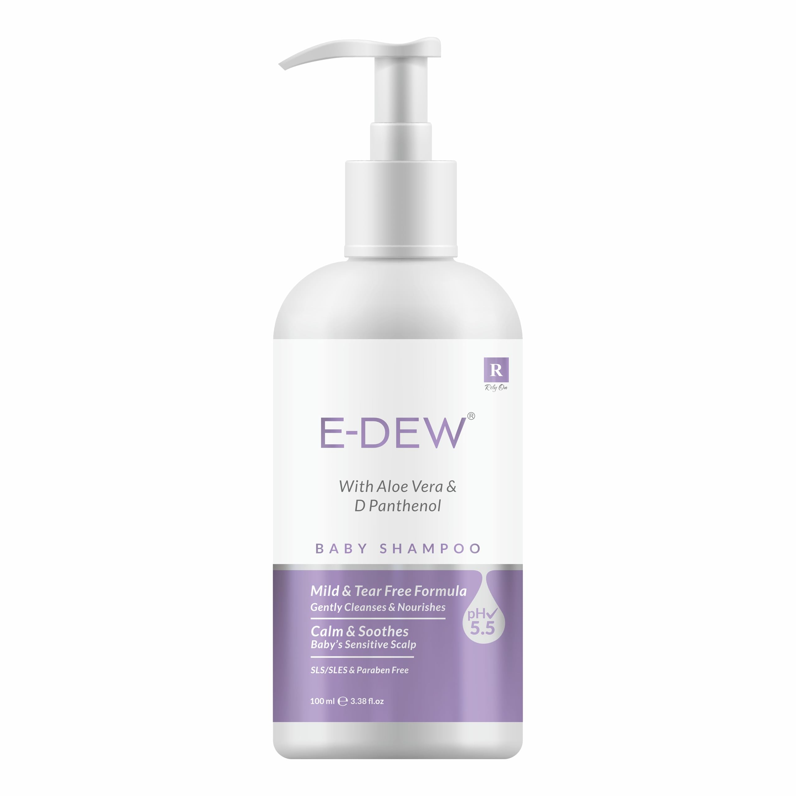 Baby Shampoo with Aloe Vera and D Panthenol, Mild and Tear Free Formula, pH 5.5, 100 ml-image-49