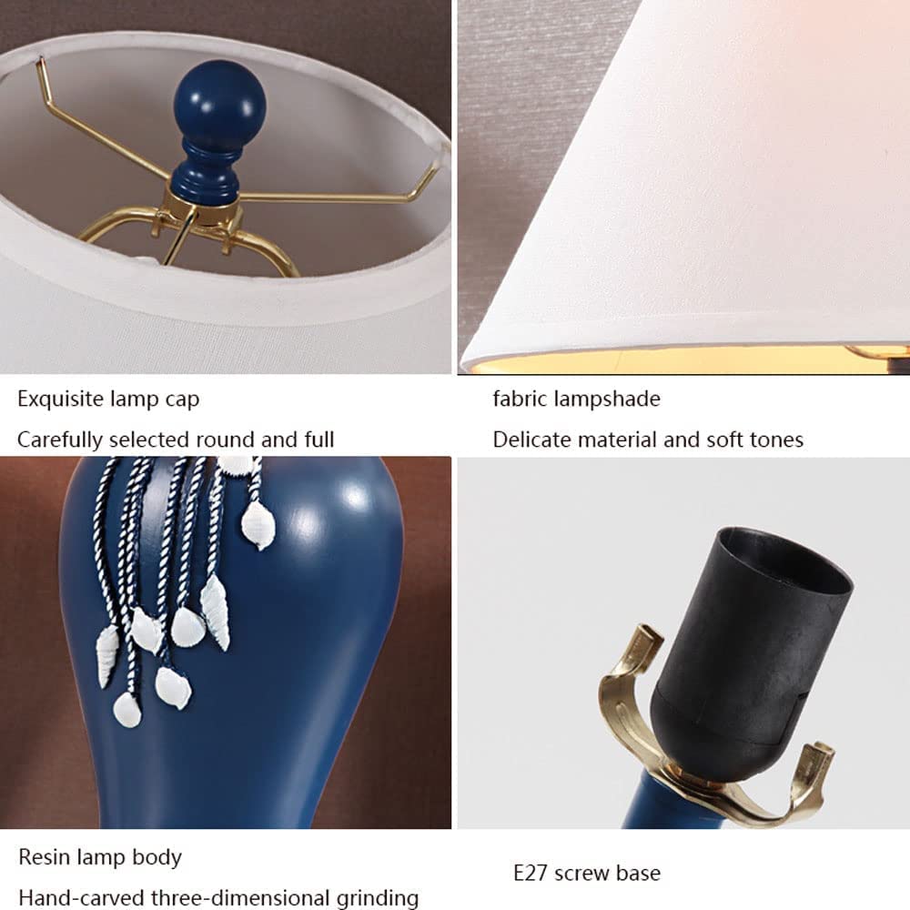 Lampa dekoracyjna Lampka nocna Żywiczna Lampa Stołowa Sypialnia Decor Lampa Biurkowa Lampka Nocna Lampy Nocne Sypialnia Salon Biuro Oświetlana dekoracja (Size : Dimmer switch)