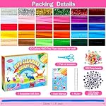 600pcs Pipe Cleaners Crafts Kit, 30 Colors Pipe Cleaners Bulk with 20 Designs Instruction Book, Colorful Chenille Stems for Animal Flower Creative Projects DIY, Arts and Crafts for Kids Ages 4-12