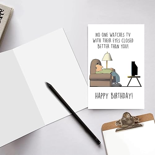 Miniatura 3 de XXDJLP Funny Birthday Card for Men Women, Happy Bday Gift for Uncle, Hilarious Birthday Card for Dad, Husband, Grandpa, Humor Fathers Day Card