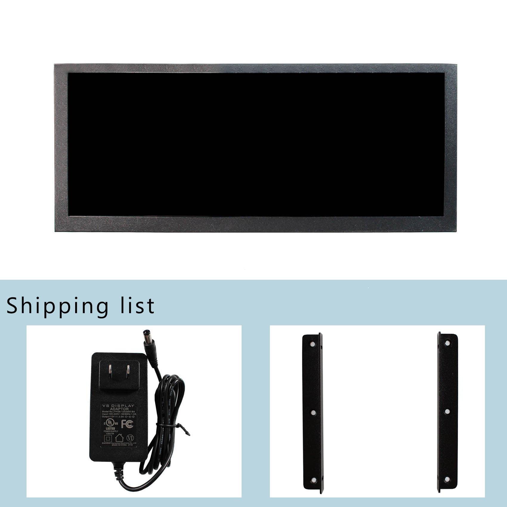 VSDISPLAY 12.3インチ モニター ① Amazon.co.jp: VSDISPLAY 12.3インチモニター 解像度 1920x720