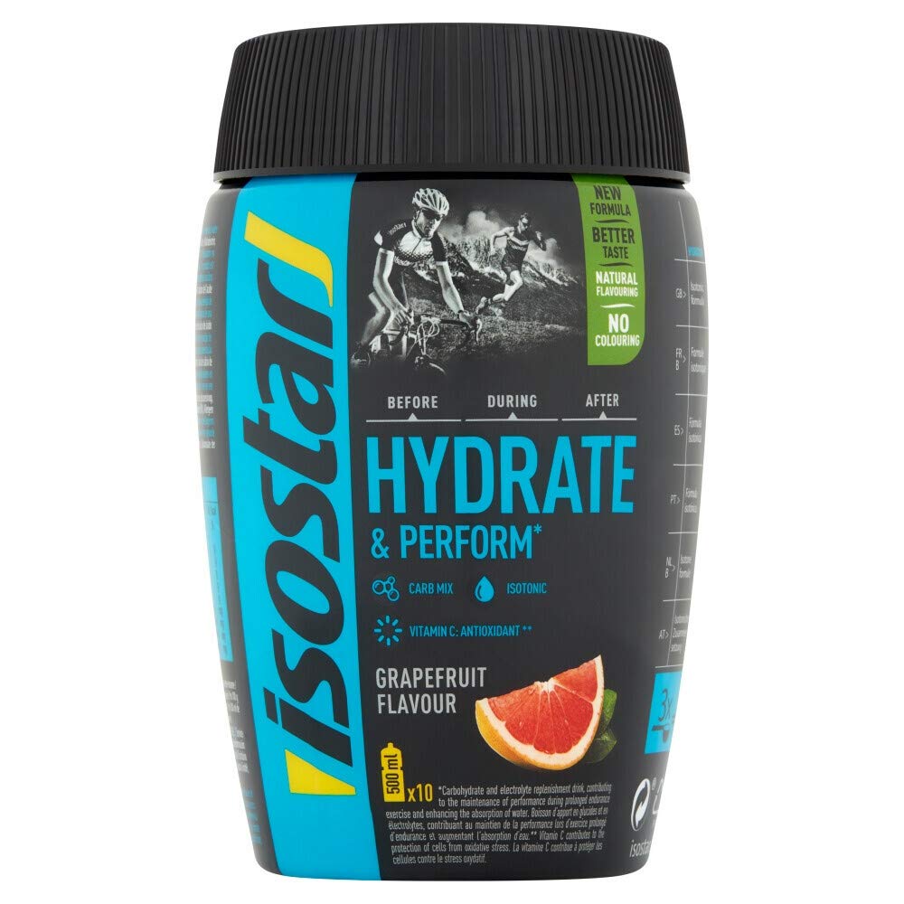 Isostar Hydrate & Perform Grapefruit Fresh, 6 Dosen a 400g