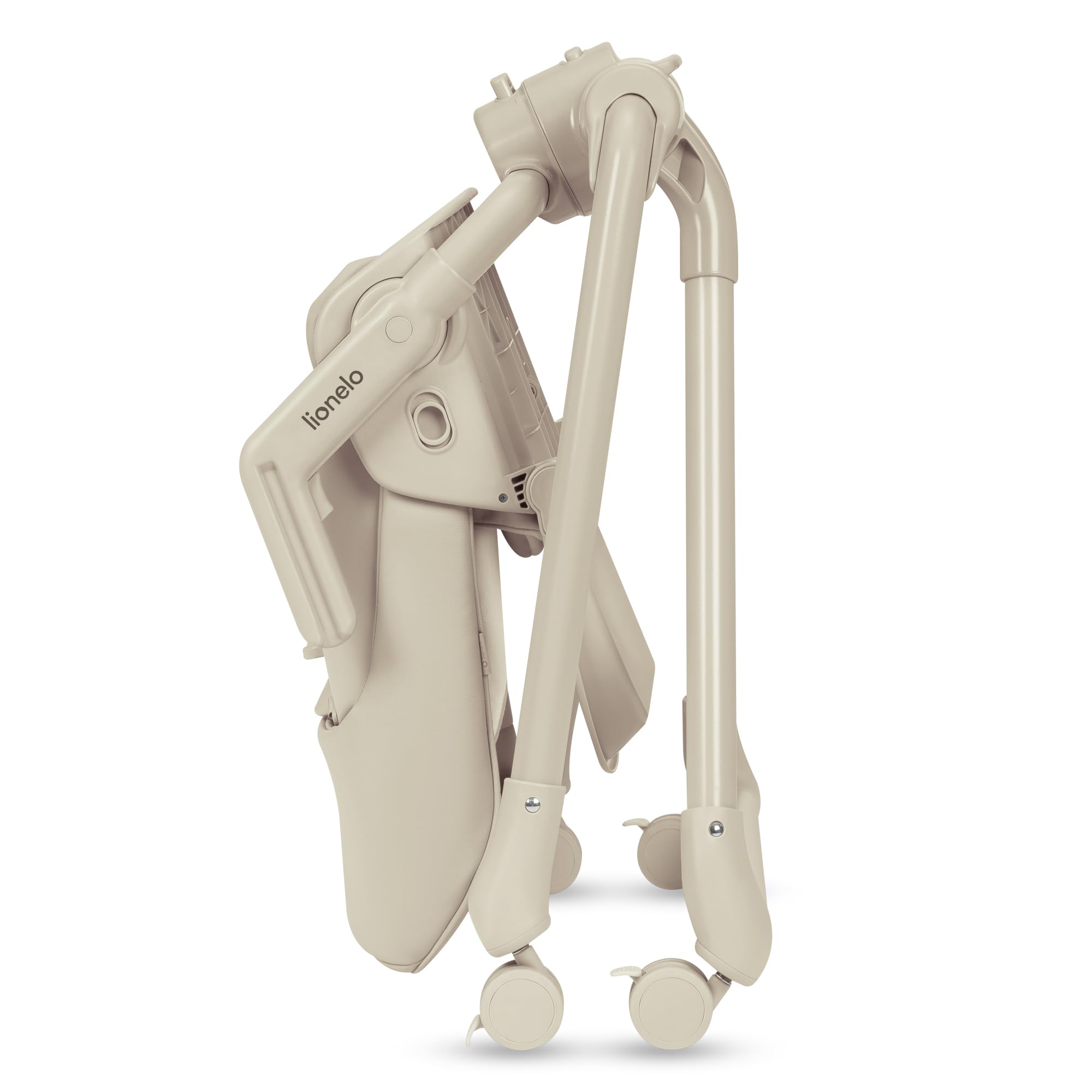 Lionelo Maddie Set Trona Bebé Evolutiva Multifunción 3 en 1, gira 360°, Hamaca Reclinable y Función Cuna con Ruedas, Arnés 5 Puntos, Limpieza Fácil, Plegable y Compacta, desde Nacimiento, 0–36 Meses