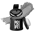BOLDIFY Hairline Powder (LARGE, 10g) - Root Touch Up Hair Color for Gray Coverage - Bald Spot Concealing Hair Powder for Women & Men - 24-Hour Stain-Proof - Gray