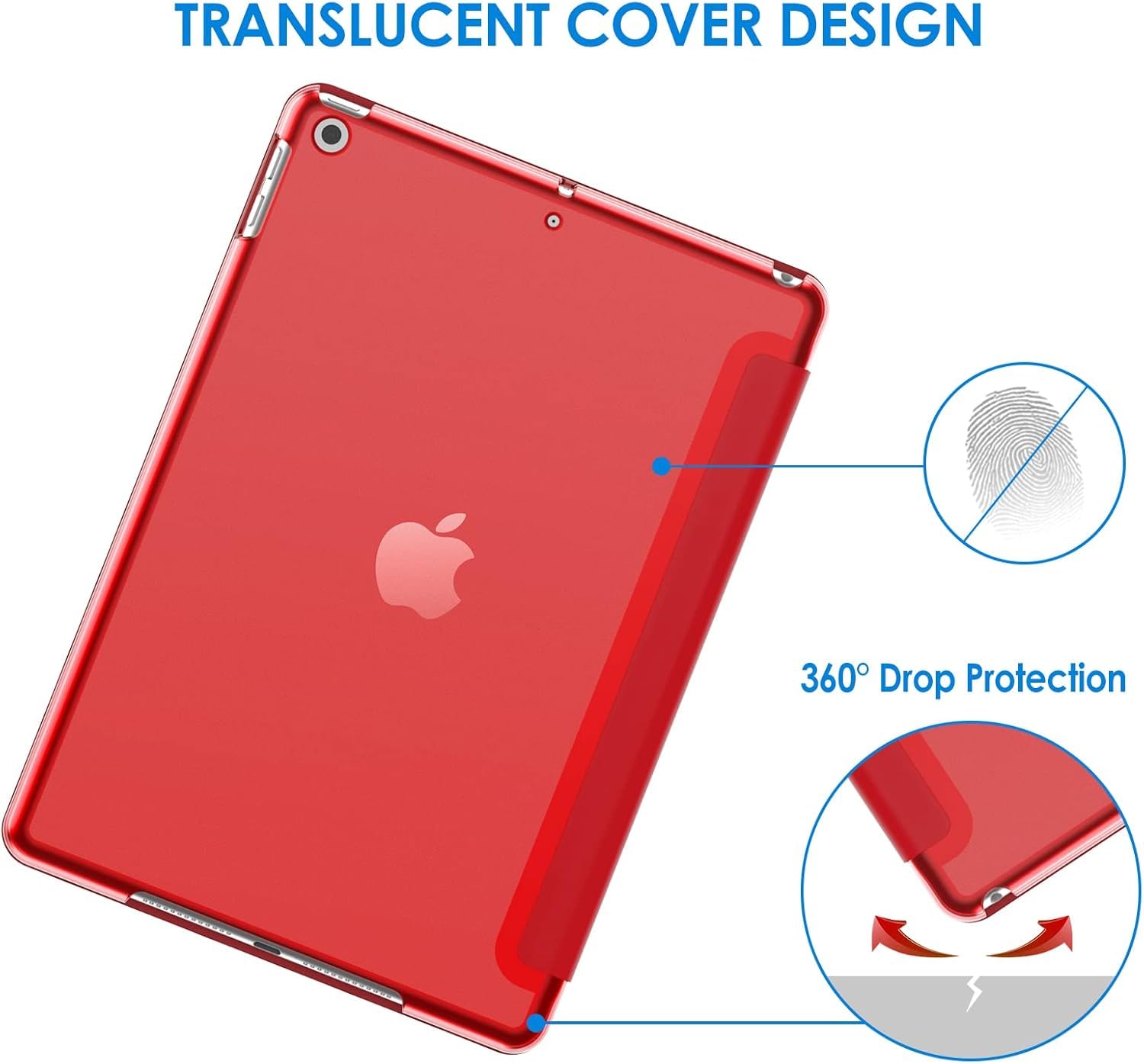 WorldBiz Smart Case For IPad 10.2" (9th Generation 2021) (8th