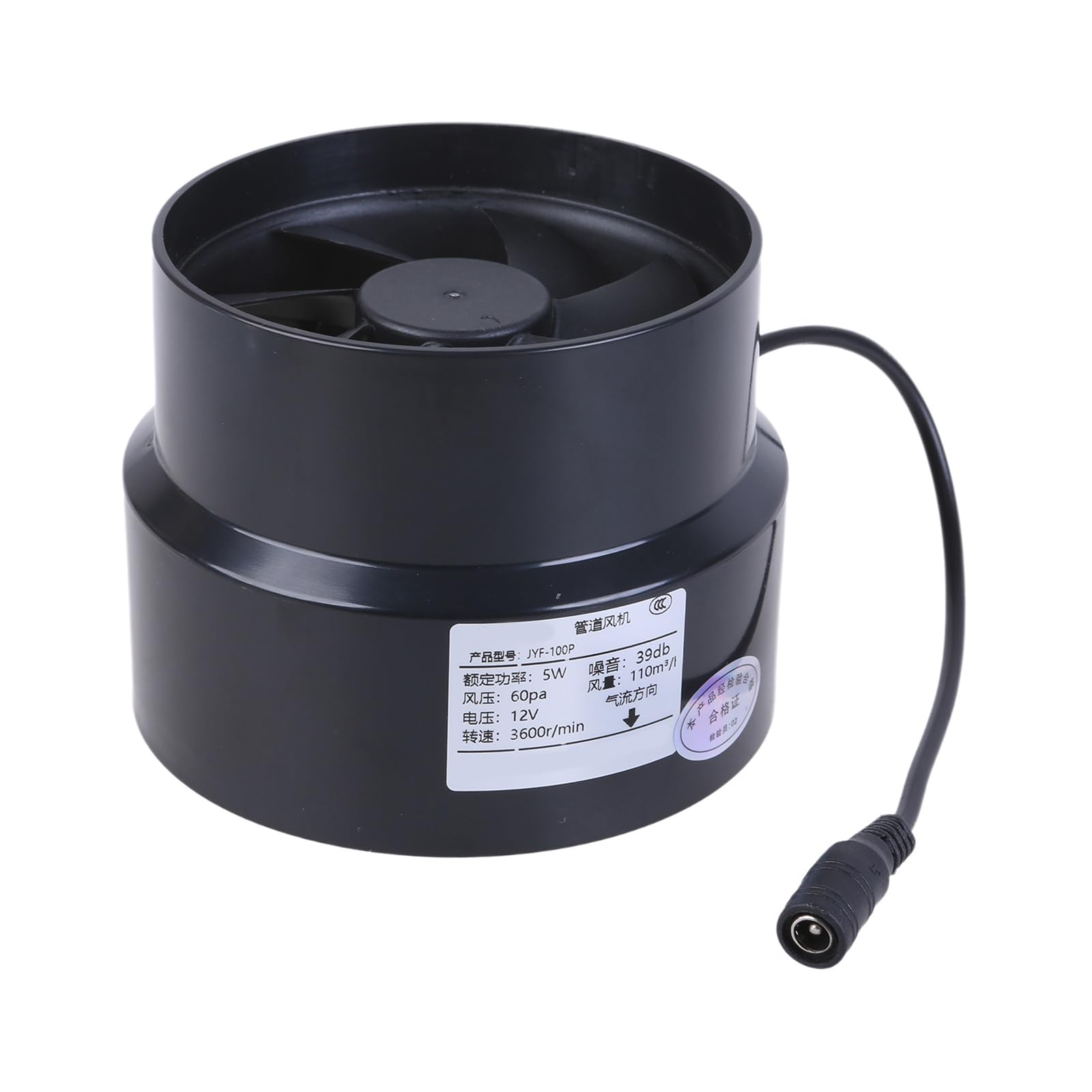 Tsophreniq Inline Blower Fan 97Mm Quiet Exhaust Ventilation For Marine Boat And Motorhomes Dc12v Quiet Operate Inline Blower