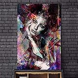 Wandkunst 20x30cm ohne Rahmen Moderne Abstrakte Schöne Frau Kunst Portrait Poster Drucke Wohnwand Dekor