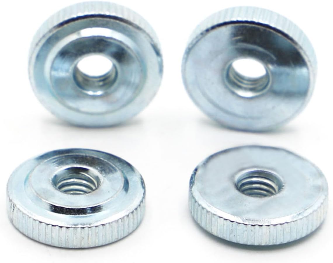DIN467 GB807 M3 M4 M5 M6 M8 M10 Handle Nuts Knurled Thumb Nuts - (Size: M4 5pcs)