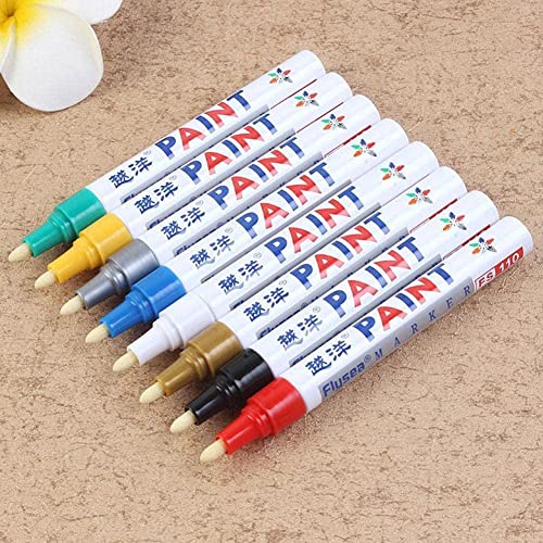 1Pc Car Paint Marker Pen Waterproof Permanent Paint Marker Pen Ink Car Tyre Rubber Tire Metal Stationary Supplies Tread #TOP1