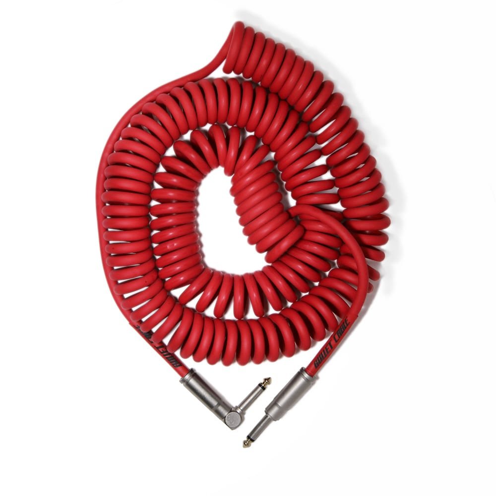 Amazon.com: Bullet Cable 30 ft. Premium Vintage Coil Cable - Red
