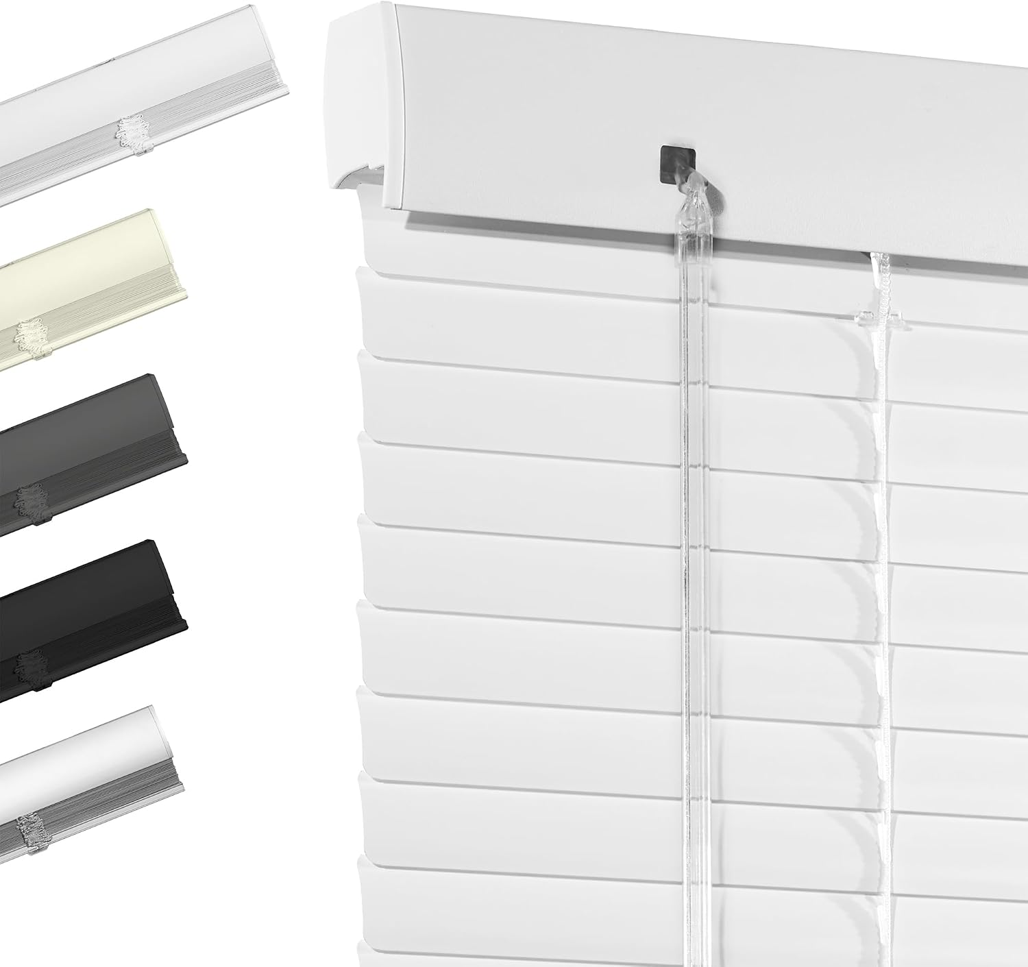 Amazon.com: Boolegon Cordless Aluminum Blinds 1 Inch Light Filtering ...