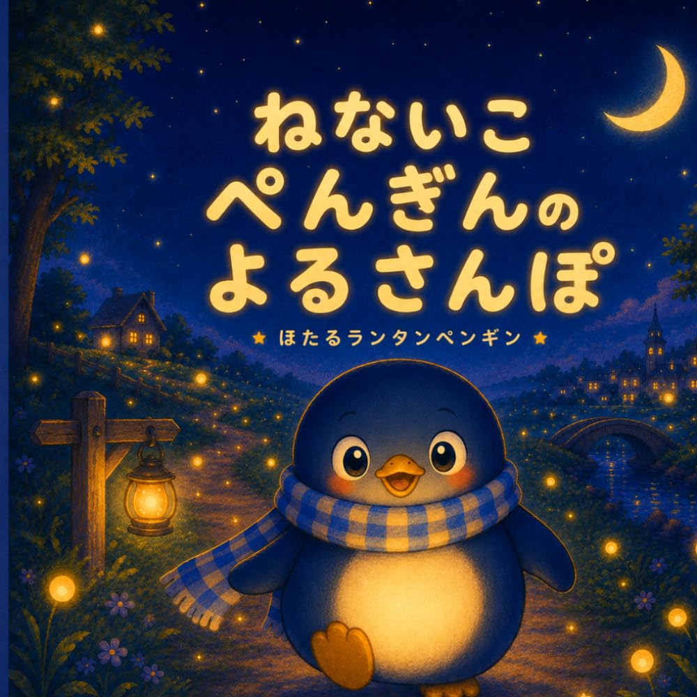ねないこぺんぎんのよるさんぽ　ほたるランタンペンギン: おやすみまえの よみきかせ えほん