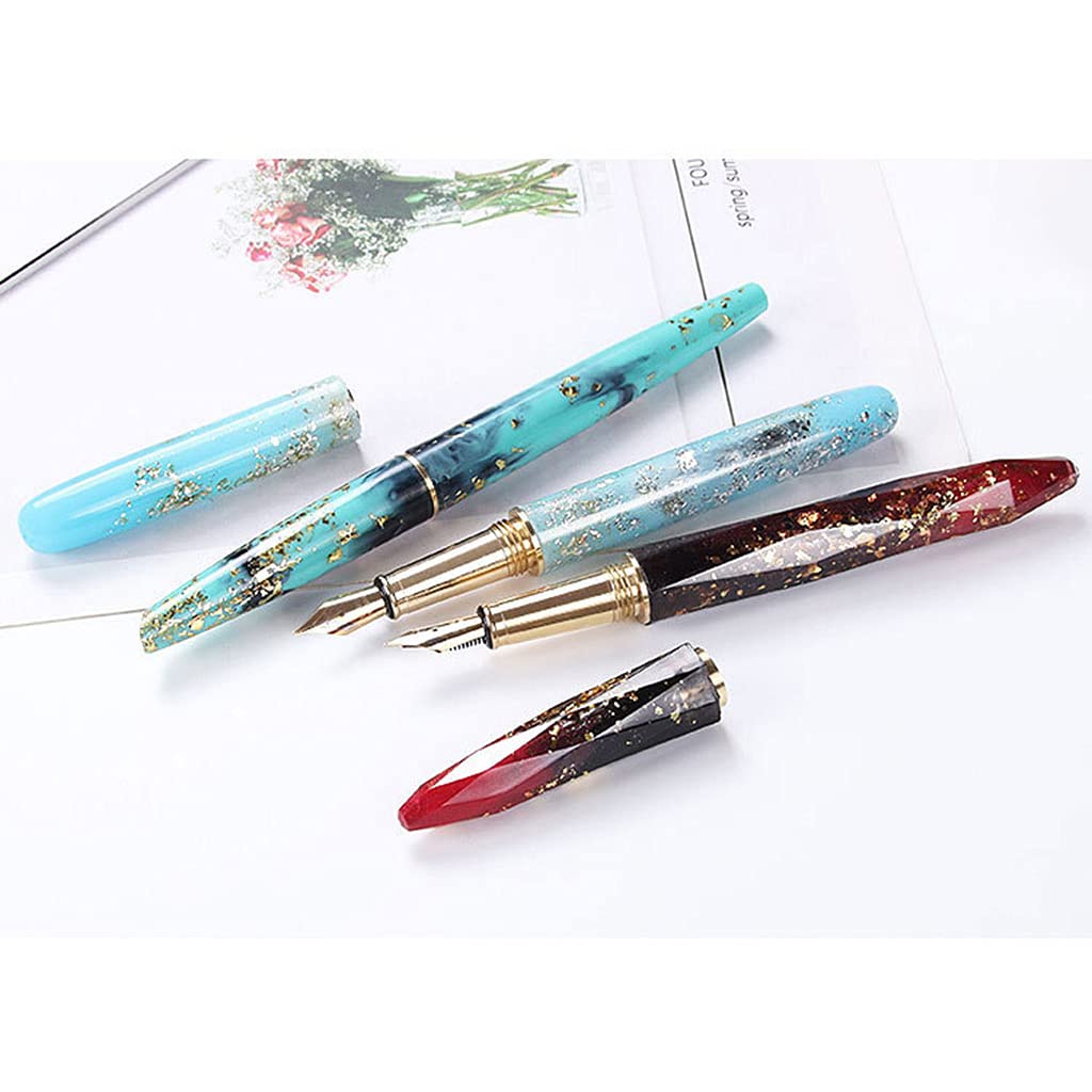 Appuivbt Resin Fountain Pen Molds Epoxy Casting Molds Pen Silicone