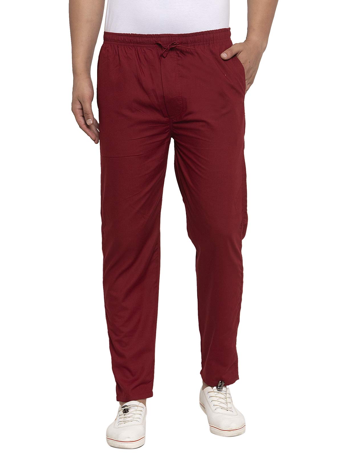 jainish Men Solid Lounge Pants-picture-1