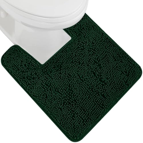 Vista 64 de Gorilla Grip - Tapete de baño de felpilla gruesa, suave y absorbente, secado rápido, de microfibra, con reverso de caucho, para piso de ducha, Nube