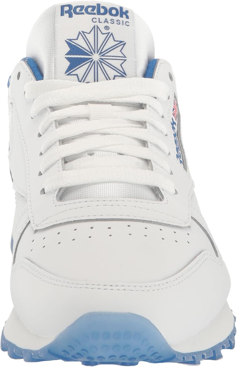 Reebok Unisex-Adult Classic Leather Sneaker 3.5 Women/3.5 Men White/Vector Blue