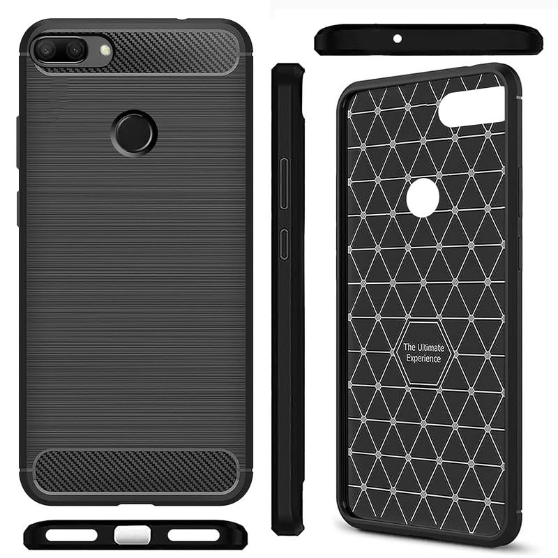 Image of Hybrid Carbon Fiber Back Case for Honor 9N (Black)