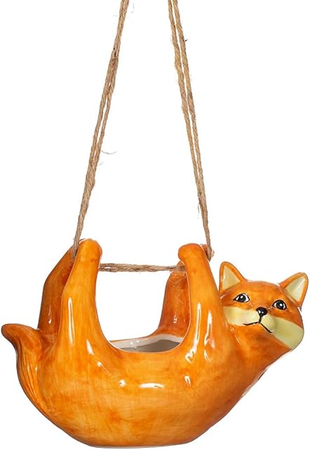 Sass & Belle Hanging Fox Planter