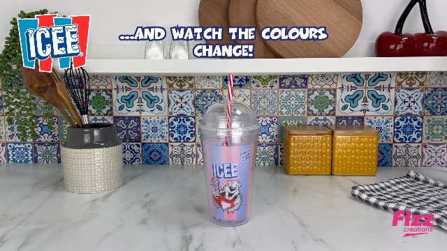 Amazon.com: Fizz Creations ICEE Cold Change Slushie Cup, 4 fl oz