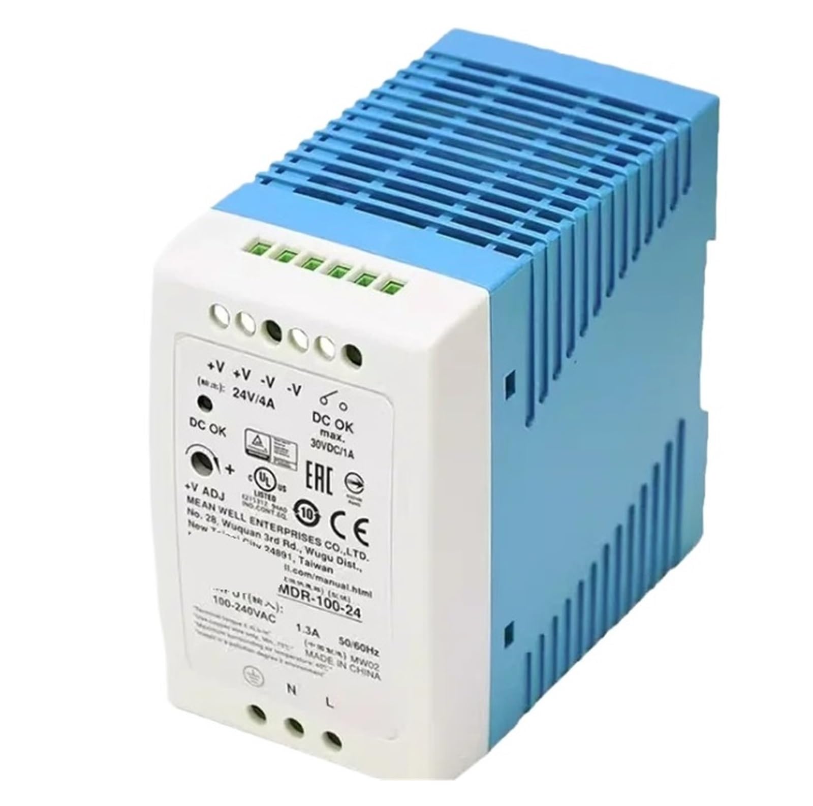 Alimentation MDR-100-24 résolvant les chutes de tension dans l'automatisation