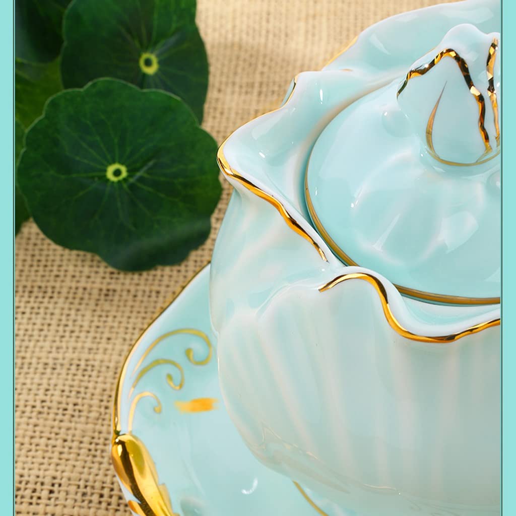 Kit Barattolo di Condimento Nuovo Set di vasetti di condimento in Ceramica Cinese Scatola di condimento in Porcellana Celadon Barattolo di Sale Barattolo di Zucchero Cucina Set Barattolo di Spezie