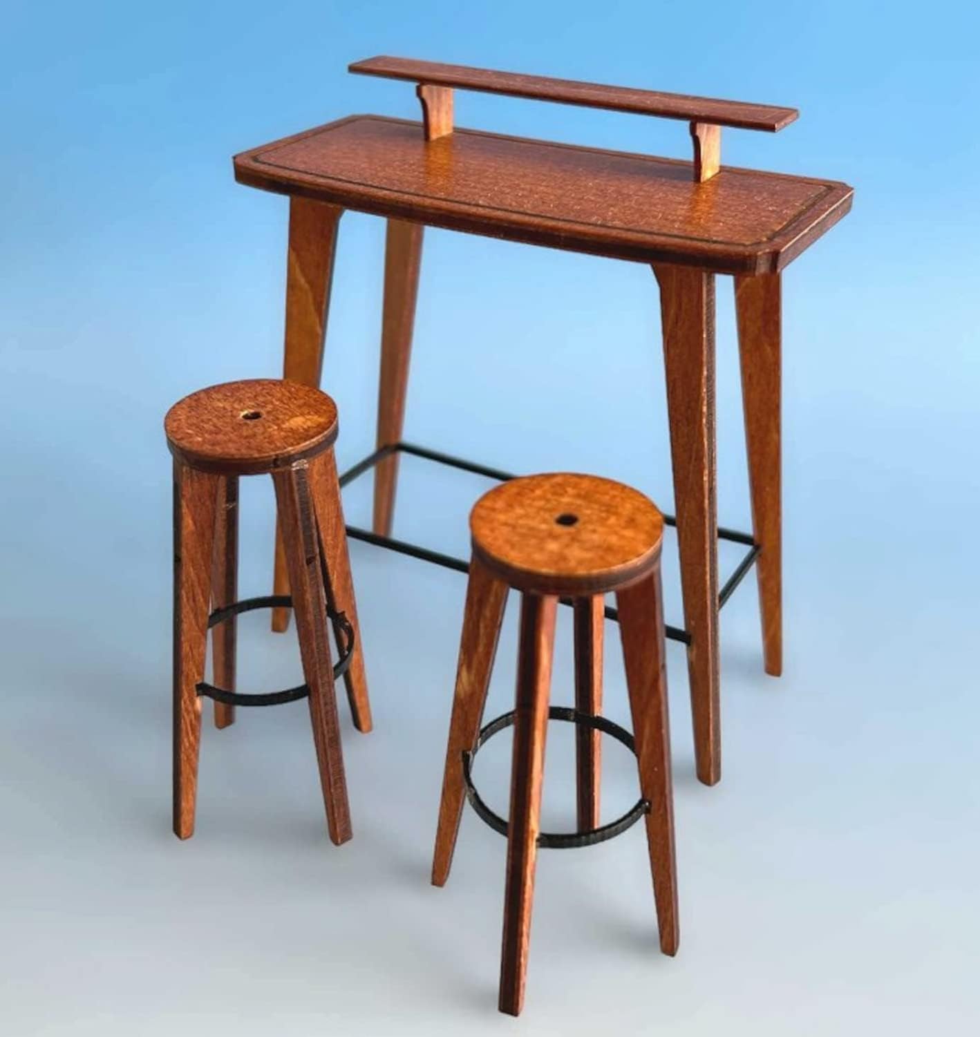 イタリア製　コロニアルスタイル　パイン材　バーカウンター イタリア製 コロニアルスタイル パイン材 バーカウンター