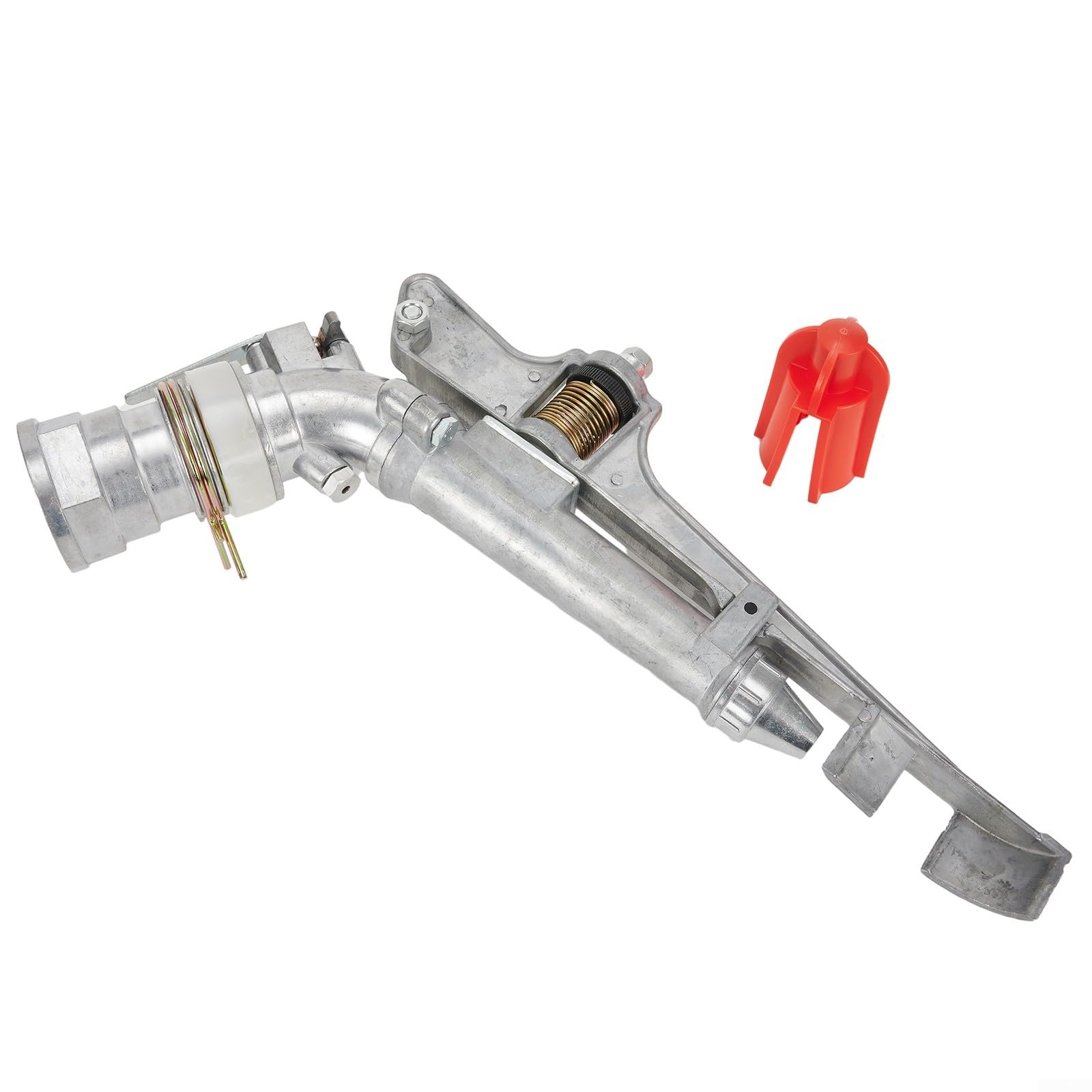 Rociador de riego agrícola, aspersor de jardín de alta presión, aspersor de césped de aleación de aluminio ajustable de para 360°