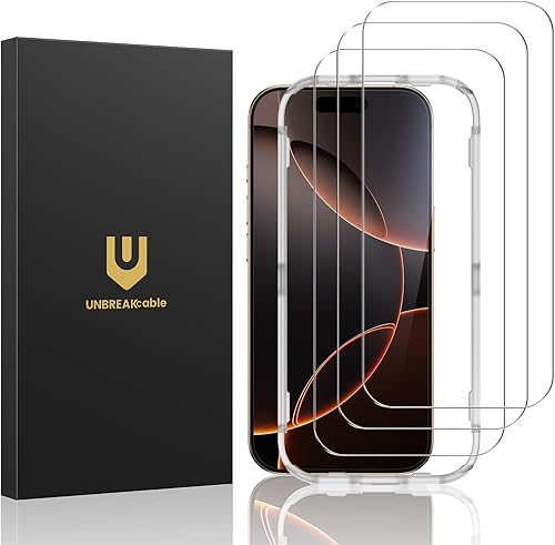 Miniatura 19 de UNBREAKcable Protector de pantalla inastillable para iPhone 11/ iPhone XR [3 unidades] [Marco de fácil instalación] Dureza 9H
