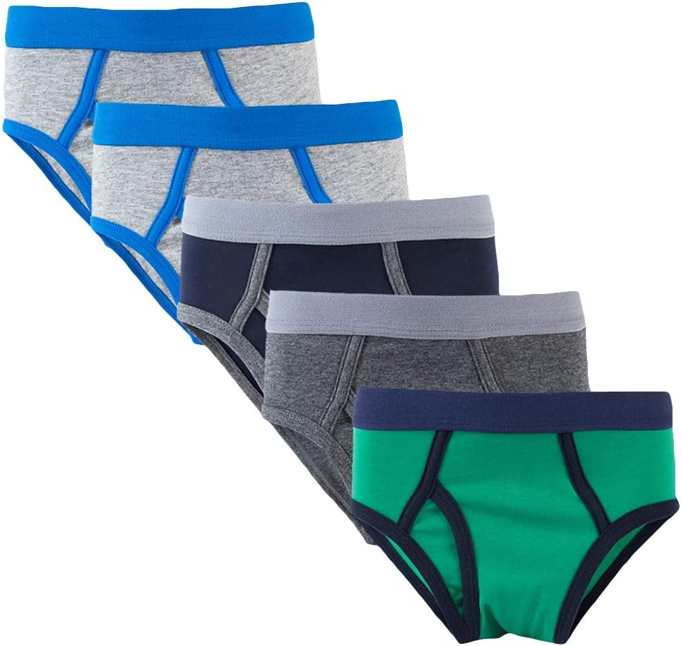 Boys Underwear Briefs Pattern Cotton Pants 5 Pack 2-12 Years