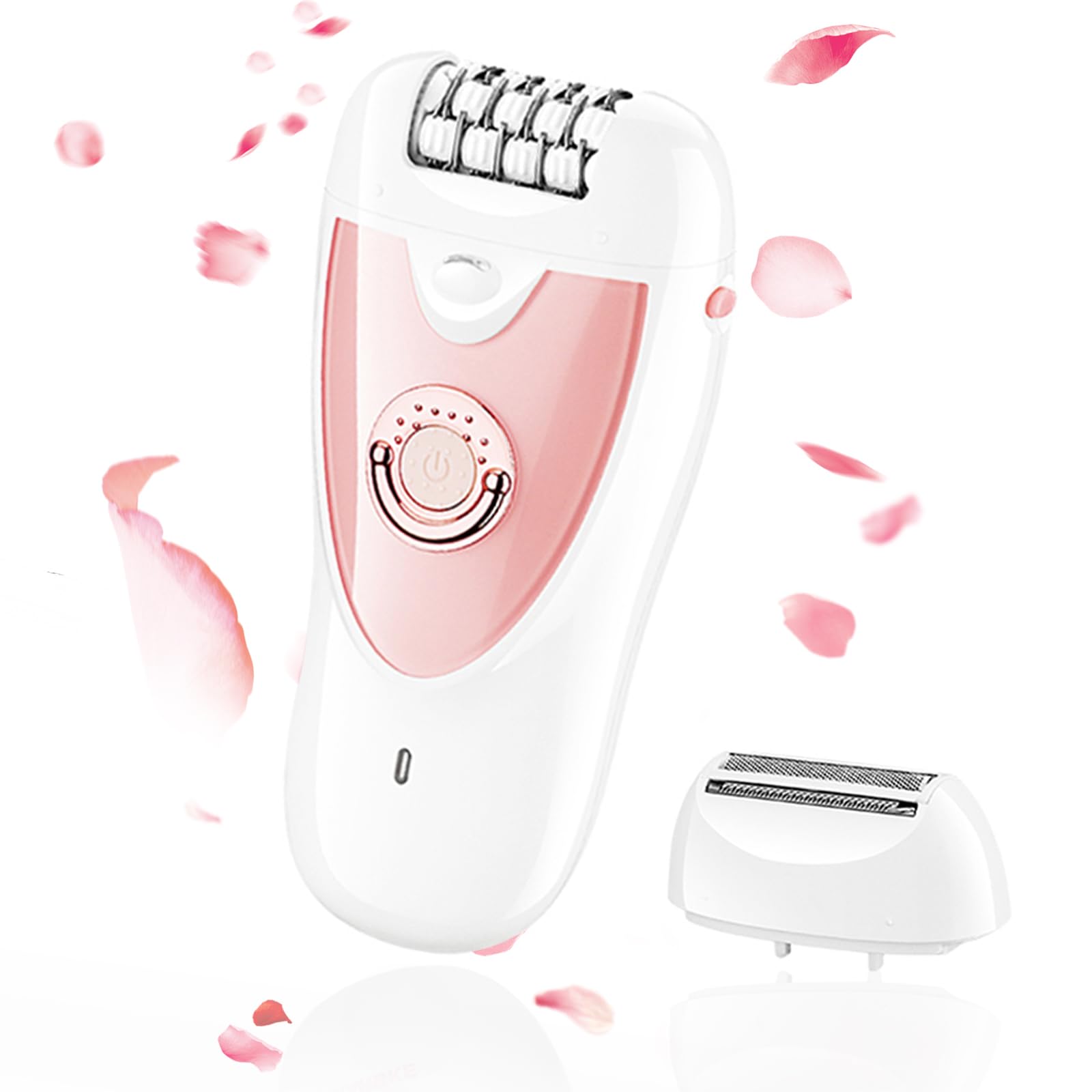 Epilatore da donna, 2 in 1, per viso da donna, ricaricabile, per bikini, viso, braccia, gambe, ascelle (rosa, 2026)