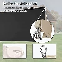 Vista 3 de Coolaroo - Soporte de persiana enrollable, piezas de repuesto para parasol de interior/exterior y persianas enrollables Coolaroo para exteriores