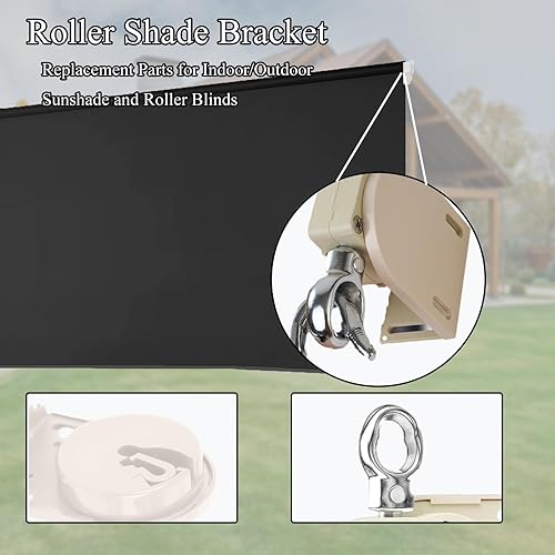 Miniatura 4 de Coolaroo - Soporte de persiana enrollable, piezas de repuesto para parasol de interiorexterior y persianas enrollables Coolaroo para exteriores