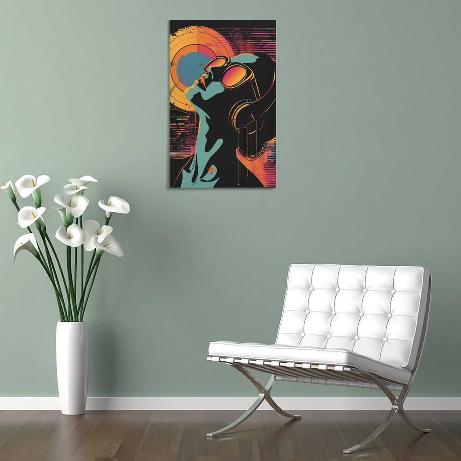 Kunst Modern Poster-Konzert Bilder Wandkunst Deko, Wanddeko Wand Wohnzimmer Wanddekoration Deko20x30inch(50x75cm)