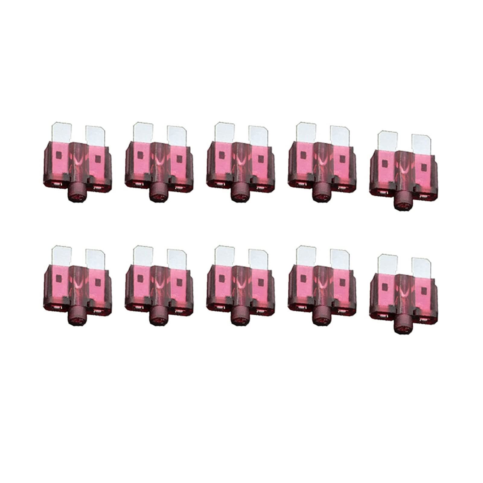 Fusibile 10 PZ 40A Inserti for fusibili Automatici di Medie Dimensioni Compresse for assicurazione Auto Fusibile Medio con Inserti for Auto Lampada Fusibile