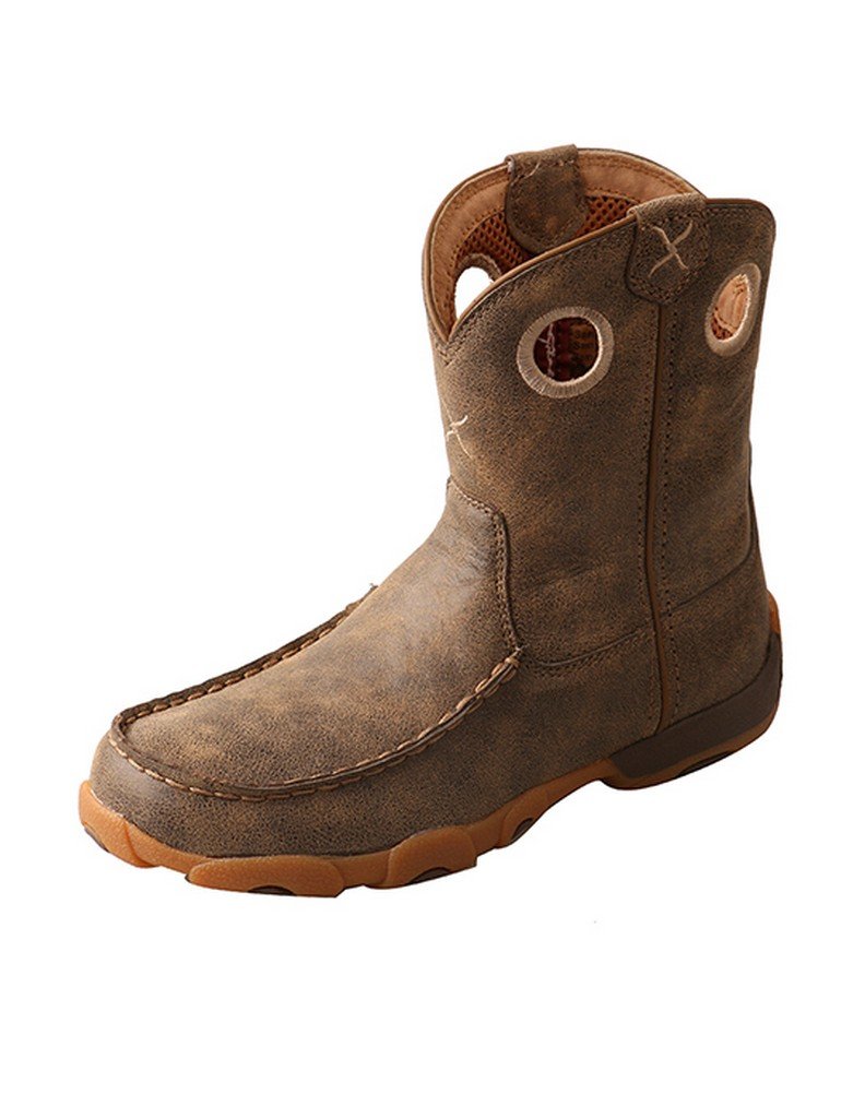 Twisted X Kid's Driving Moc Boot, Moc Toe