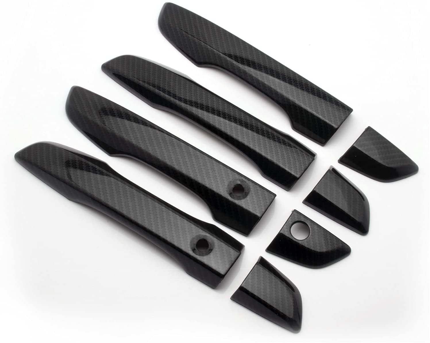 Zimba Carbon Fiber Door Handle Latch Cover for Maruti Suzuki