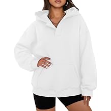 onlypuff Women Essential Hoodies Pullover Sweatshirt Long Sleeve Kangaroo Pocket Fleece Basic Sweater