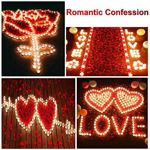 Image of 1000PCS Wine Red Fake Rose Petals for Romantic Night Romantic Festive Atmosphere Creation for Marriage Proposa Wedding Decoration Party Activities
