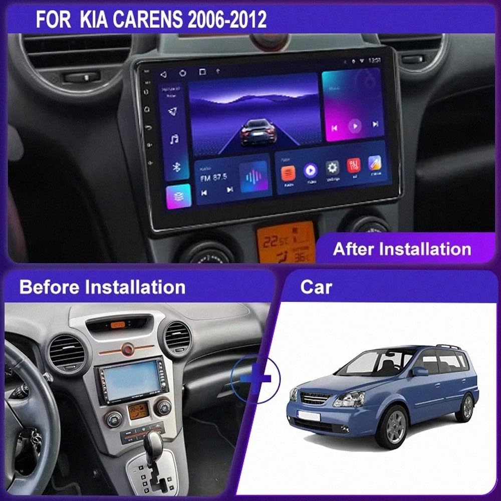 Touchscreen Stereo 2 Din für Mazda BT50 BT-50 2011-2020 Bildschirm mit Bluetooth-Freisprecheinrichtung, Sprachassistent, Live-Navigation, Mirrorlink, Aux, 4 Kern 2G+32G
