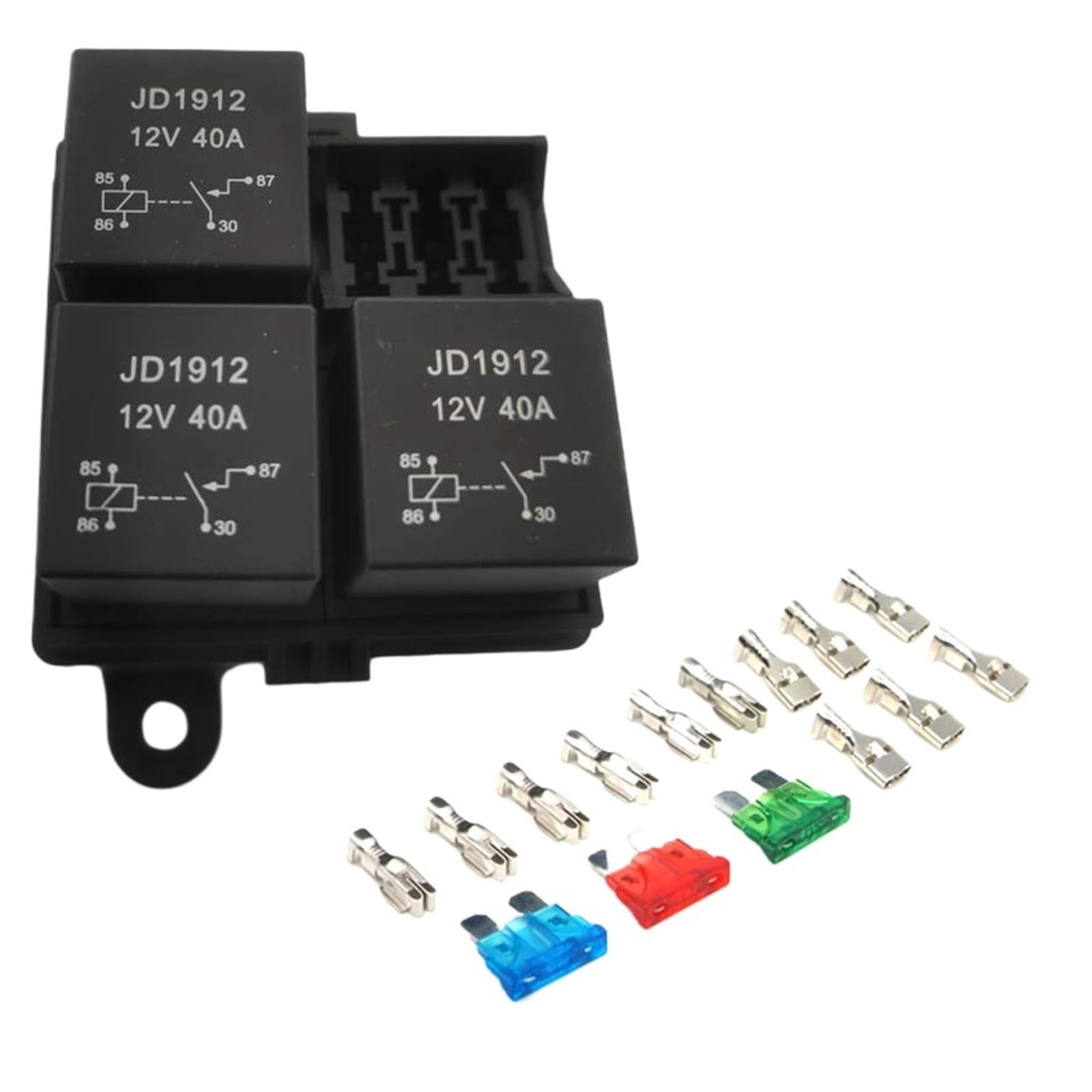Support relais et fusibles ATO pour installation électrique de van aménagé