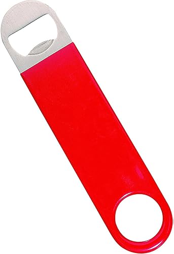 AKOAK 1 paquete de abrebotellas plano de 7 pulgadas, abridor de cerveza de mano de acero inoxidable para camareros profesionales, hogar diario,