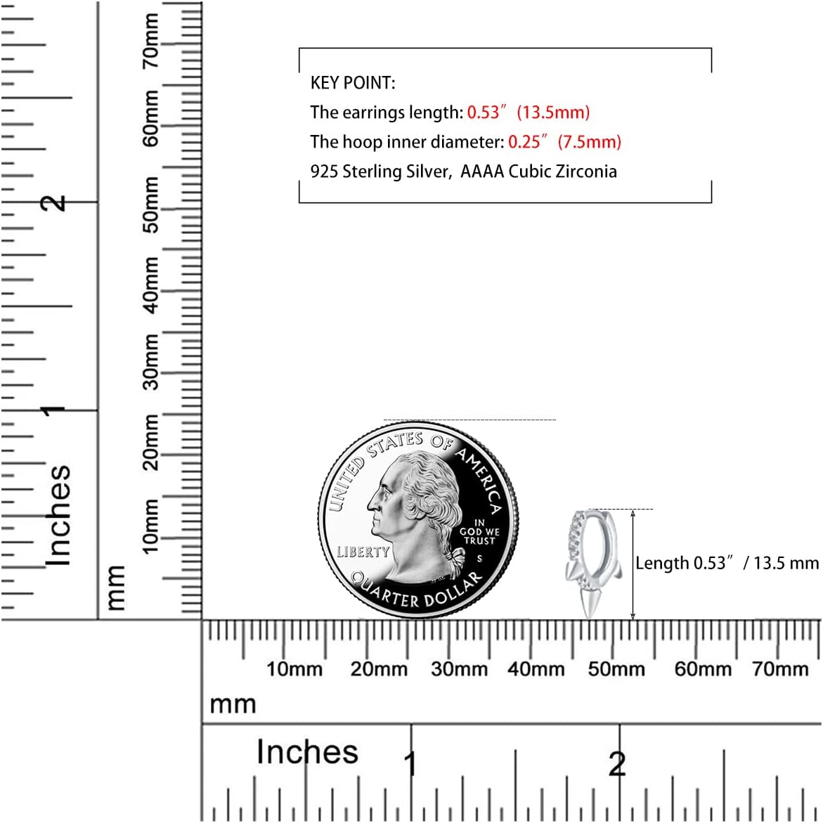 Small Huggie Hoop Earrings for Women Girls, Dainty Lightweight Huggie Earring for Everyday in 925 Sterling Silver, Hypoallergenic - Image 3