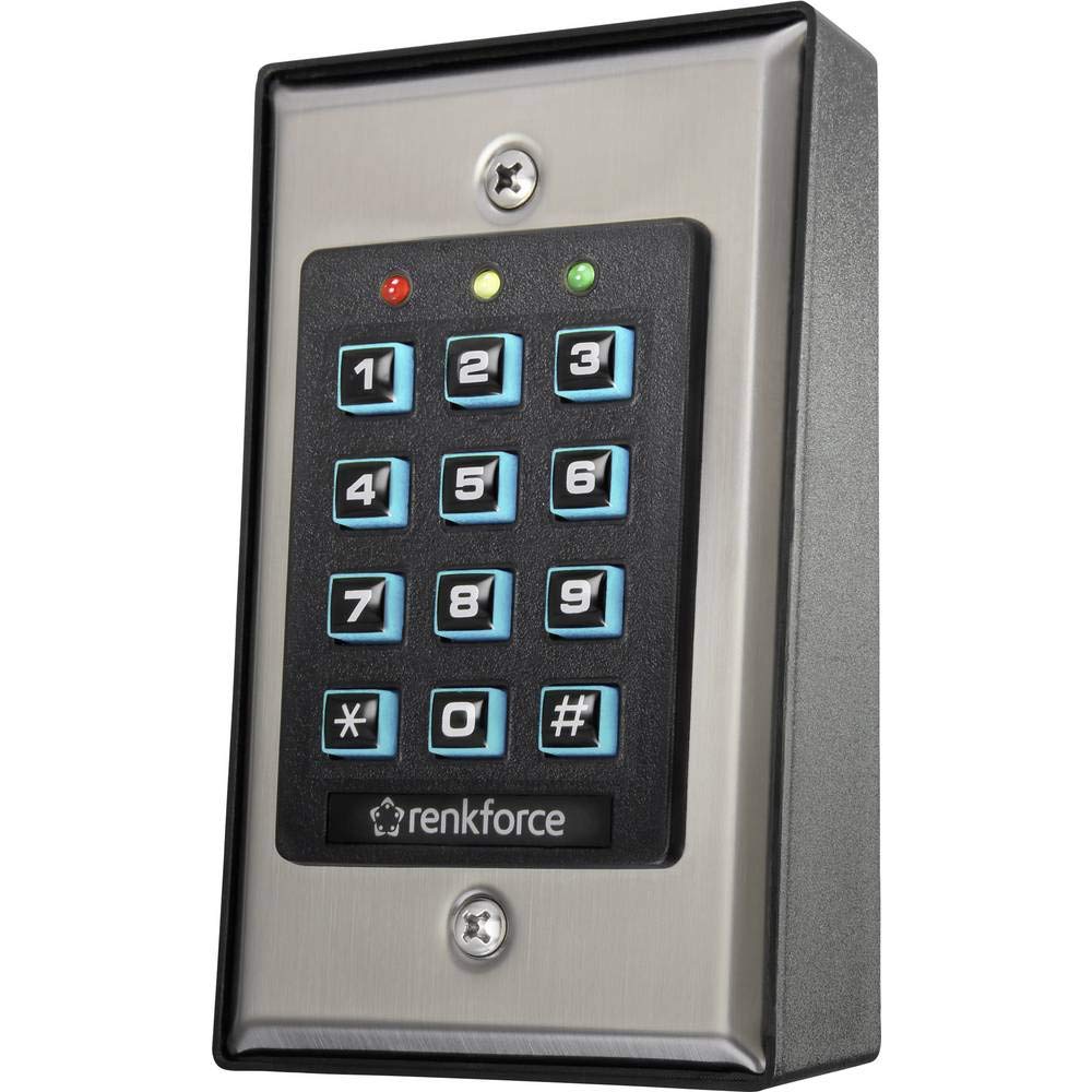 Renkforce 1582597 Codeschloss Aufputz mit beleuchteter Tastatur