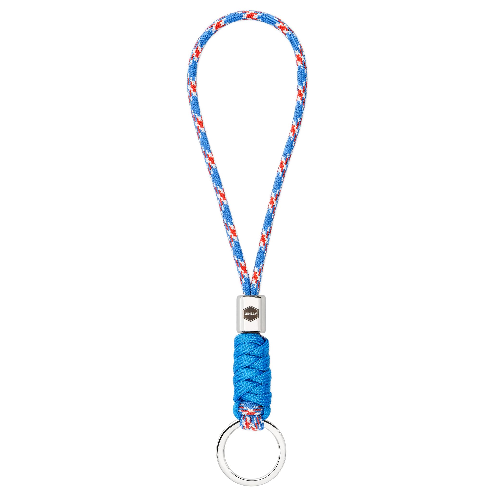 SENLLY Wristlet Keychain Lanyard for Keys, Cell Phone, Wallet, Paracord Braided Design with Stainless Steel Hardware